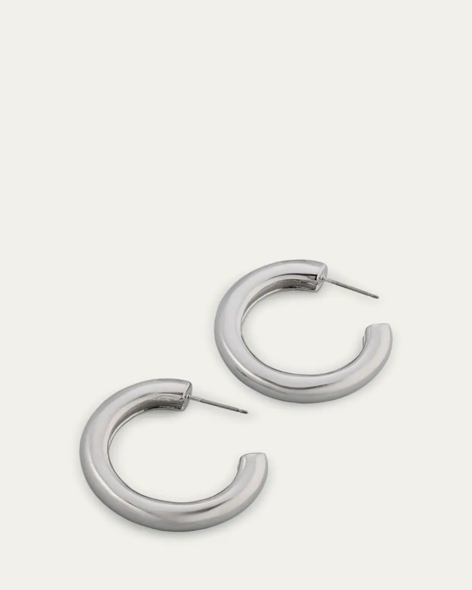ben-amun Alexis Silver-Plated Hoop Earrings | Thumbnail 3