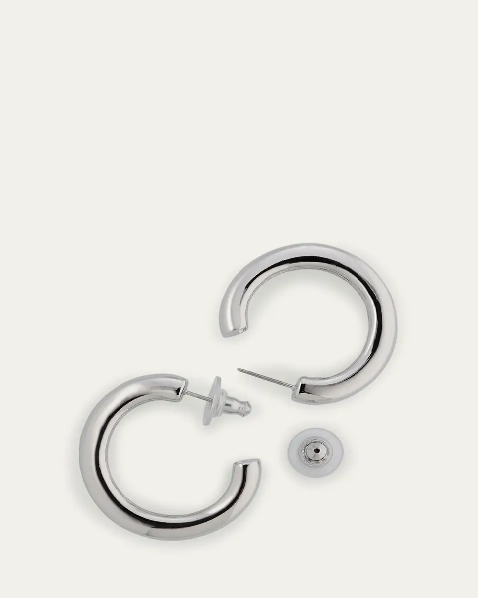 ben-amun Alexis Silver-Plated Hoop Earrings | Thumbnail 4
