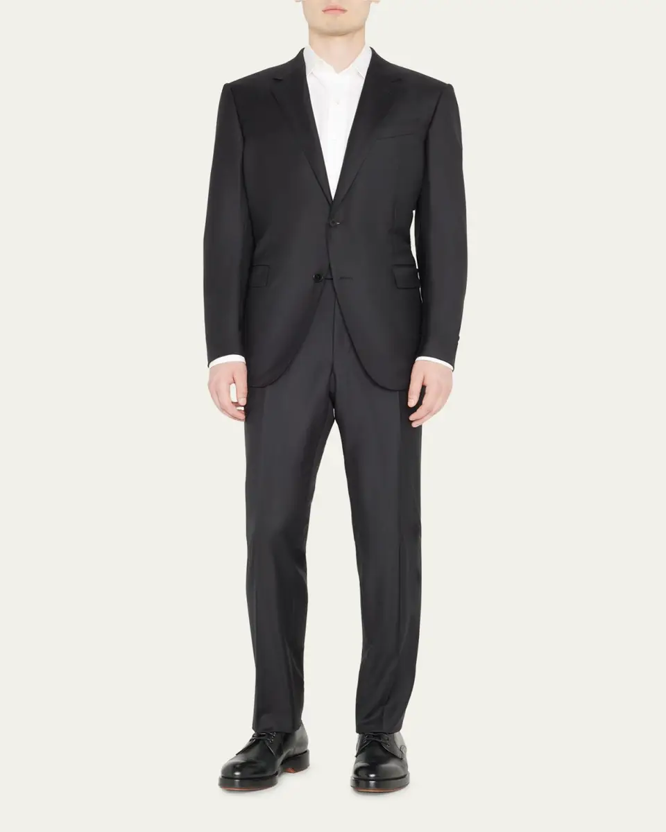 Zegna Men's Trofeo Milano Two-Piece Wool Regular-Fit Suit | Thumbnail 2 Zegna Men's Trofeo Milano Two-Piece Wool Regular-Fit Suit | Thumbnail 2