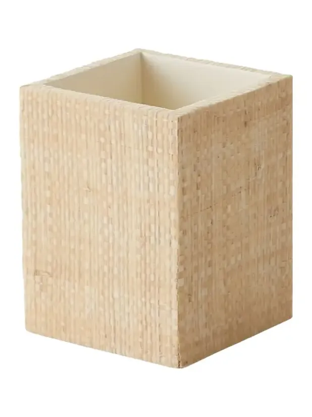 Pigeon & Poodle Ghent Natural Bagor Grass Brush Holder