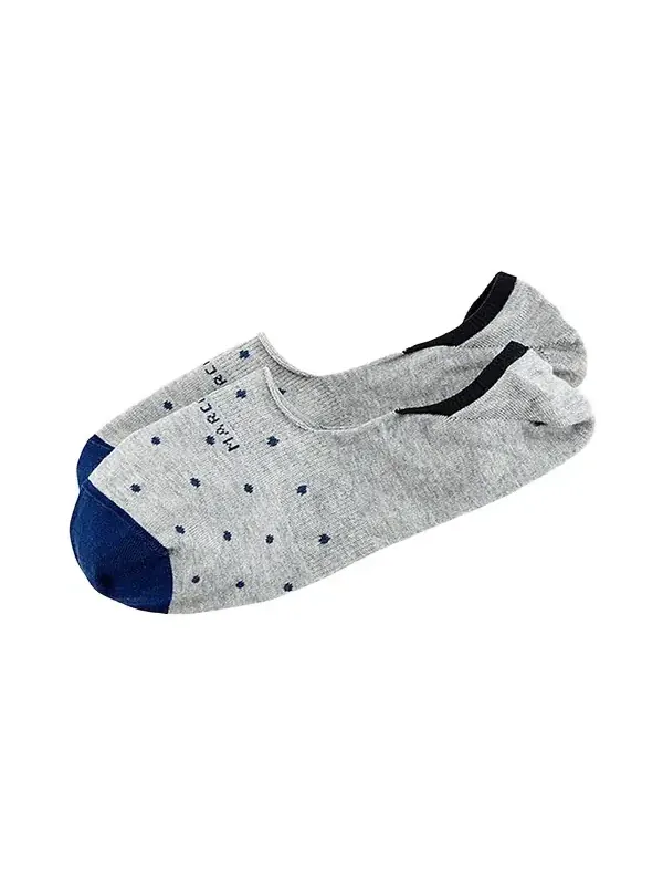 Marcoliani Invisible Touch Dot No-Show Socks
