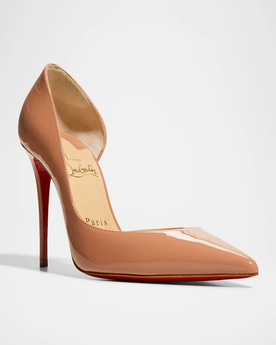 Christian Louboutin 100mm Iriza Patent Open-Side Pumps | Thumbnail 5