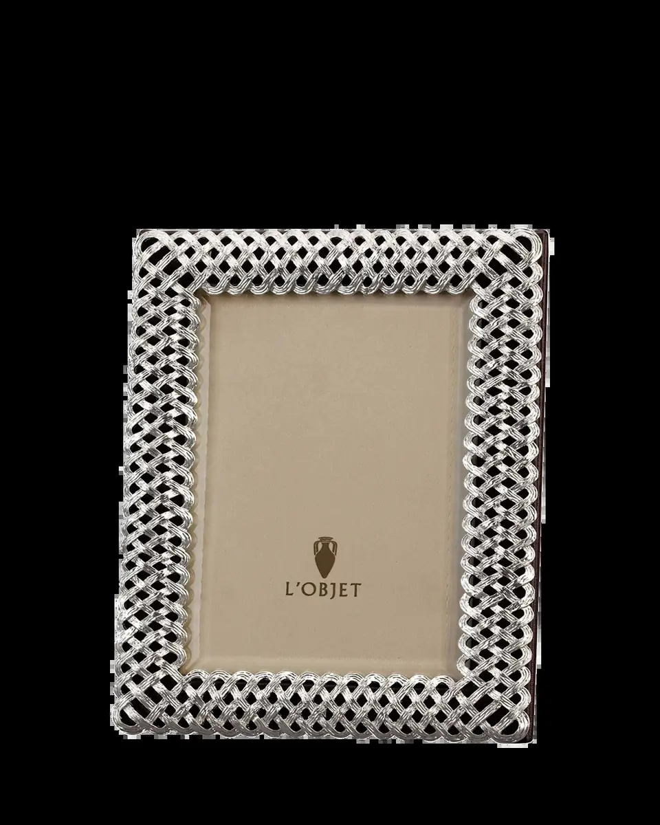 L'Objet Platinum Braid 5" x 7" Picture Frame | Thumbnail 2
