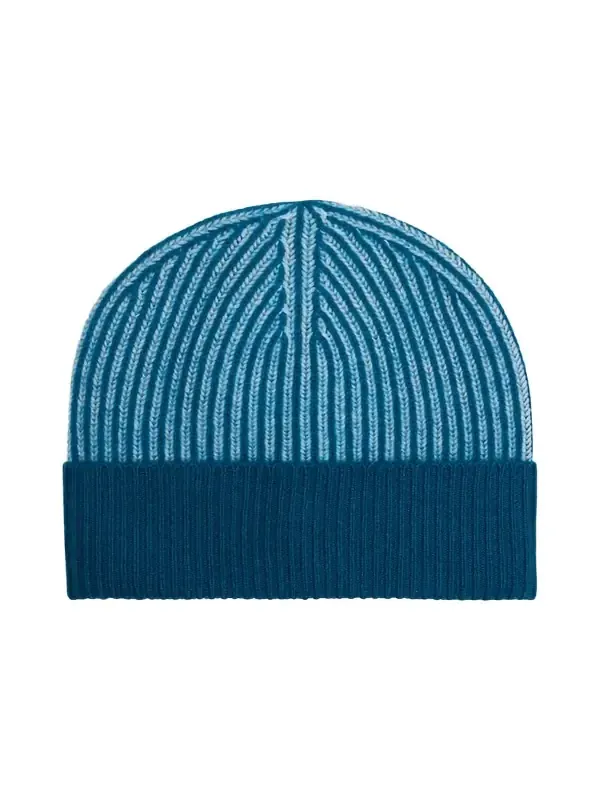 Men's Rib-Knit Cashmere Beanie Hat