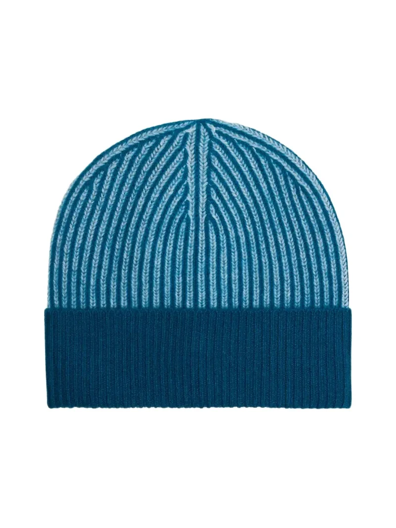 Men's Rib-Knit Cashmere Beanie Hat Men's Rib-Knit Cashmere Beanie Hat
