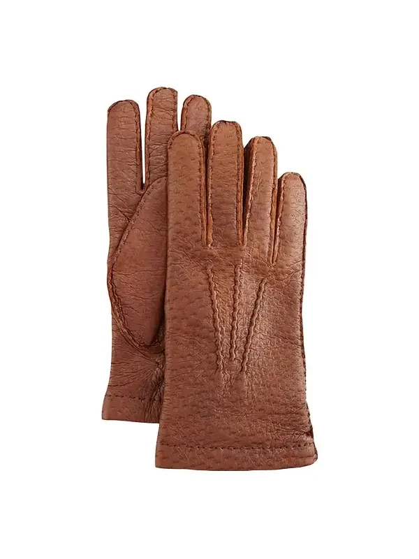 Peccary Hand-Sewn Leather Cashmere-Lined Gloves Peccary Hand-Sewn Leather Cashmere-Lined Gloves