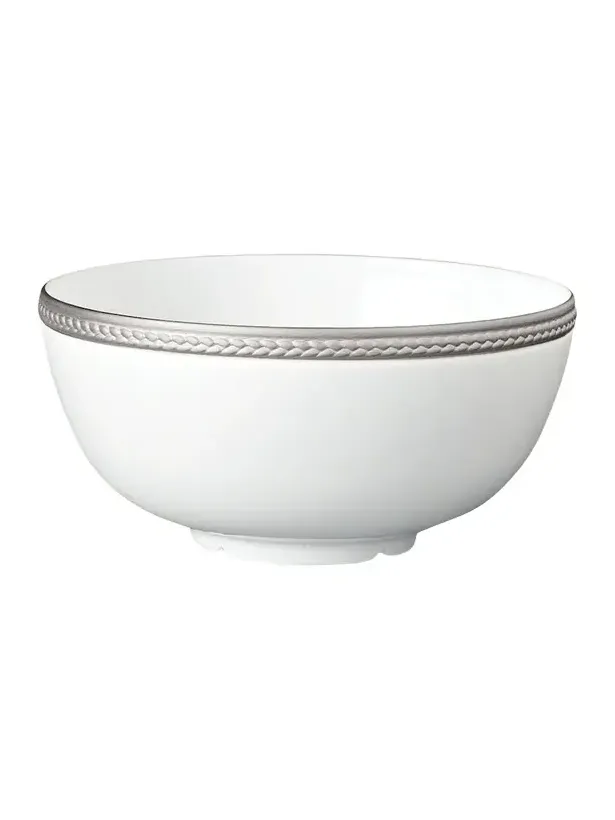L'Objet Soie Tressee Platinum Cereal Bowl