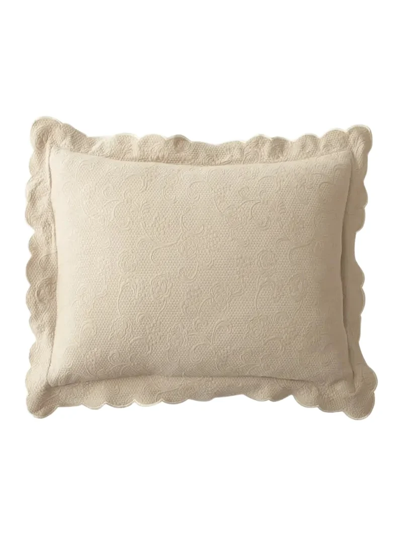 Sferra Alice King Floral Matelasse Sham