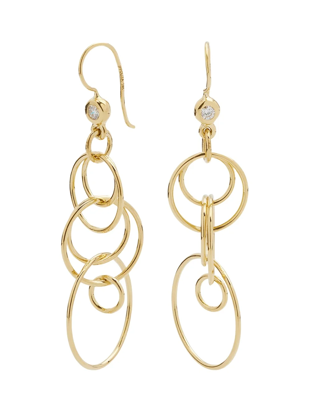 Mini Jet Set Earrings in 18K Gold Mini Jet Set Earrings in 18K Gold