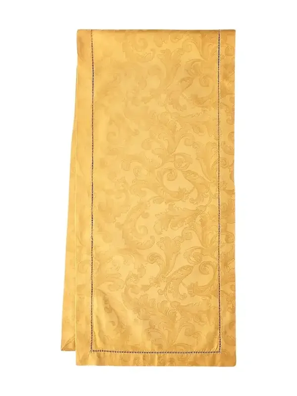 Sferra Acanthus Jacquard Table Runner, 15" x 90"