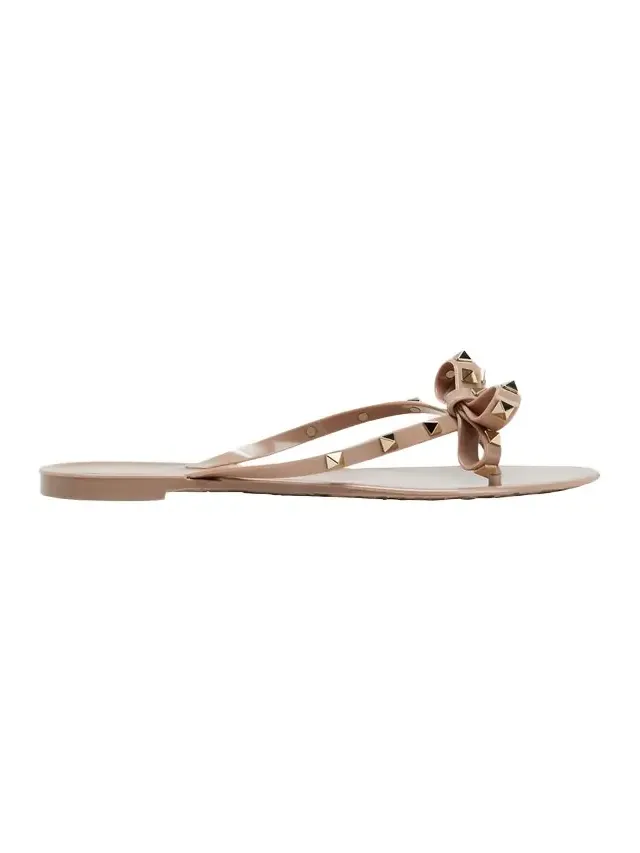 Rockstud PVC Flat Thong Sandals Rockstud PVC Flat Thong Sandals