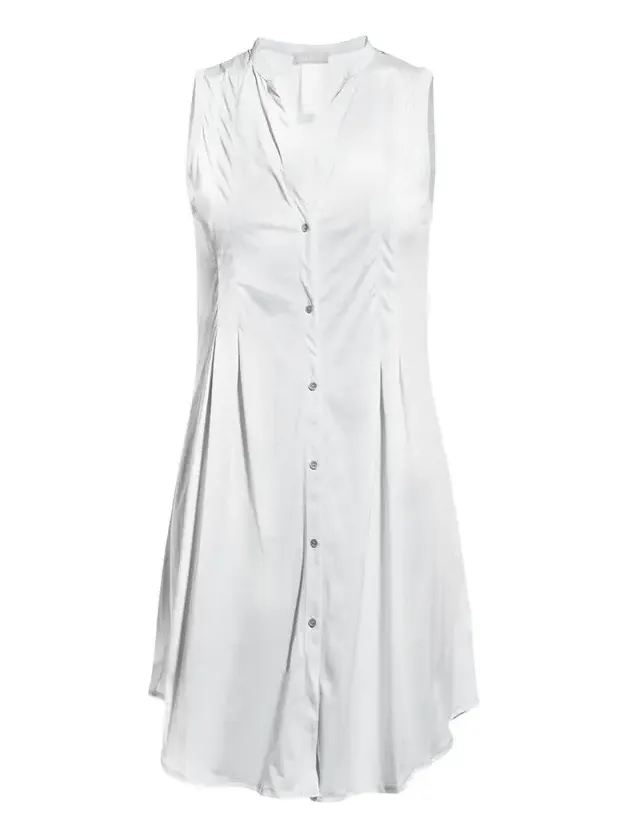 Cotton Deluxe Sleeveless Shirtwaist Nightgown Cotton Deluxe Sleeveless Shirtwaist Nightgown