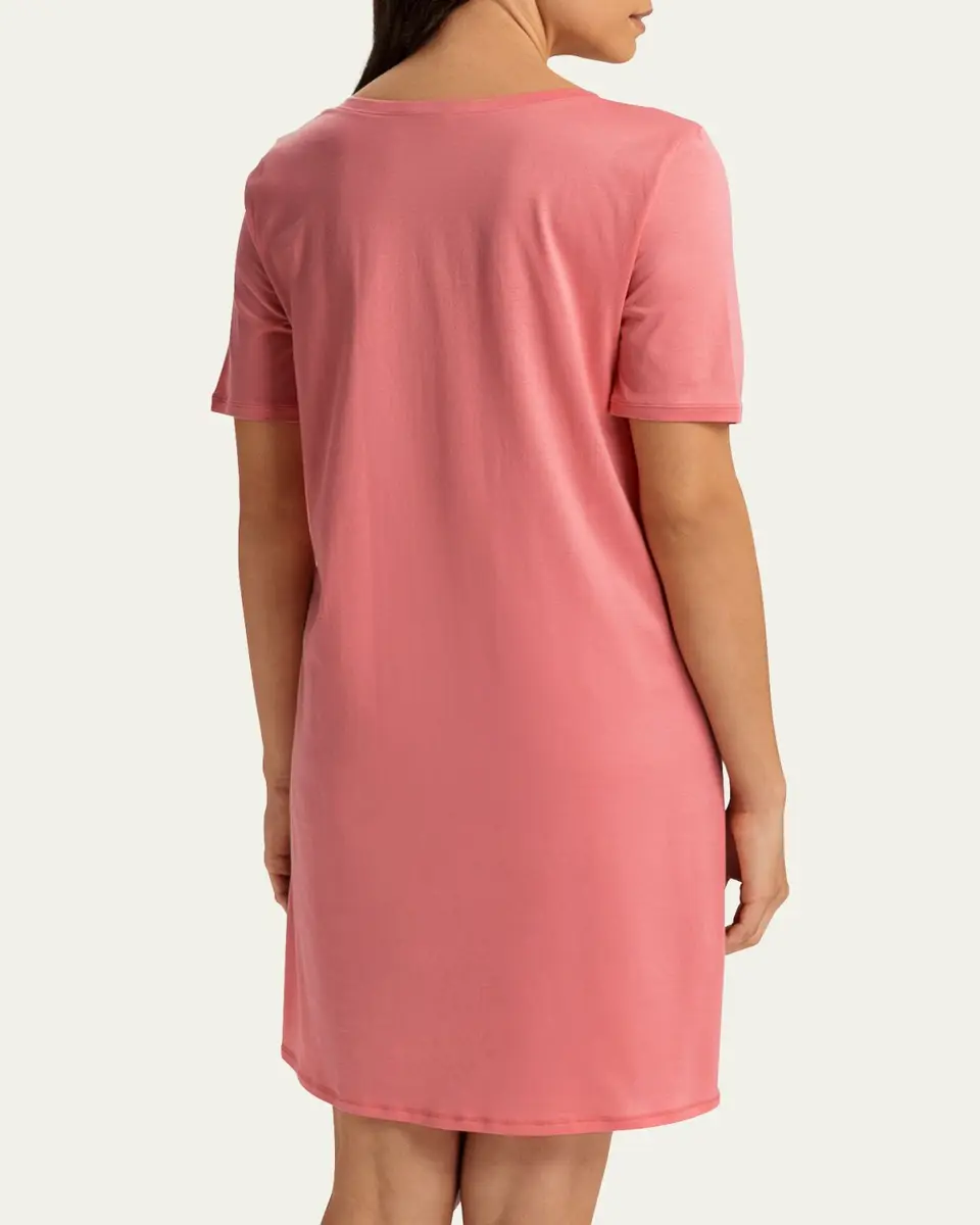 Hanro Cotton Deluxe Short-Sleeve Big Sleepshirt | Thumbnail 10 Hanro Cotton Deluxe Short-Sleeve Big Sleepshirt | Thumbnail 10
