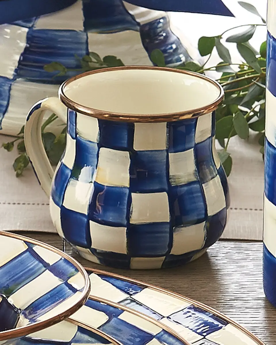 MacKenzie-Childs Royal Check Mug | Thumbnail 2