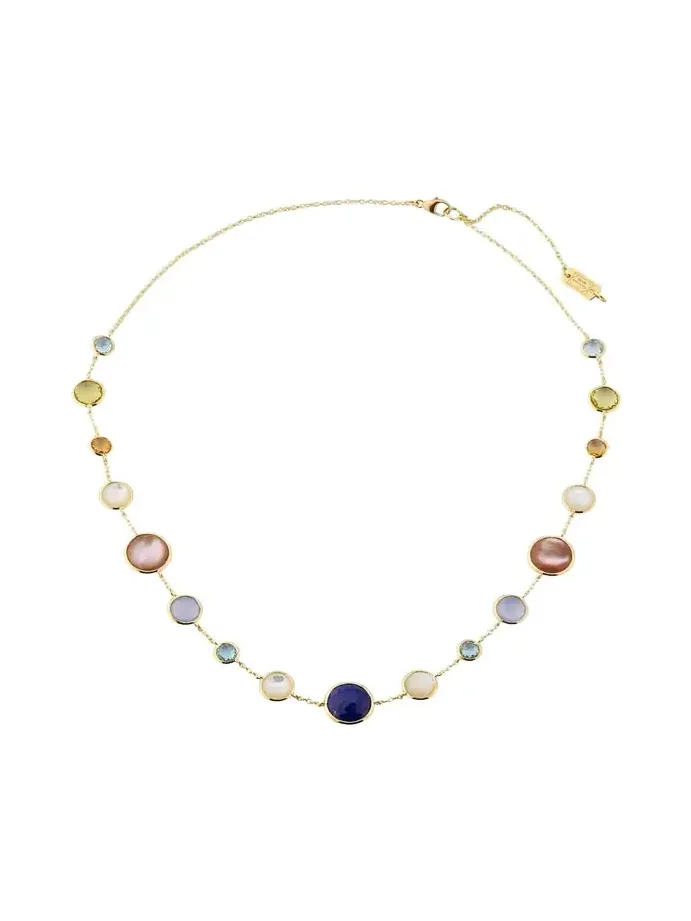Lollitini Short Necklace in 18K Gold