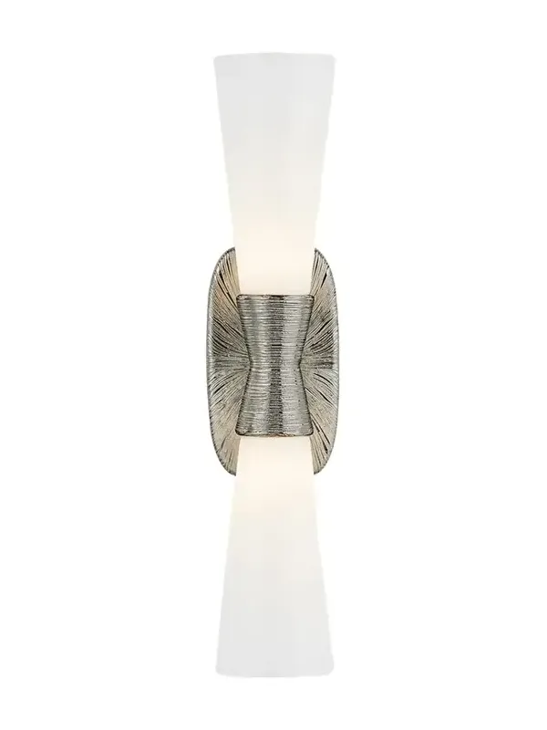 Visual Comfort Signature Utopia Large Double Bath Sconce By Kelly Wearstler