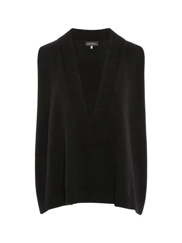 Deep V-Neck Cashmere Vest Deep V-Neck Cashmere Vest