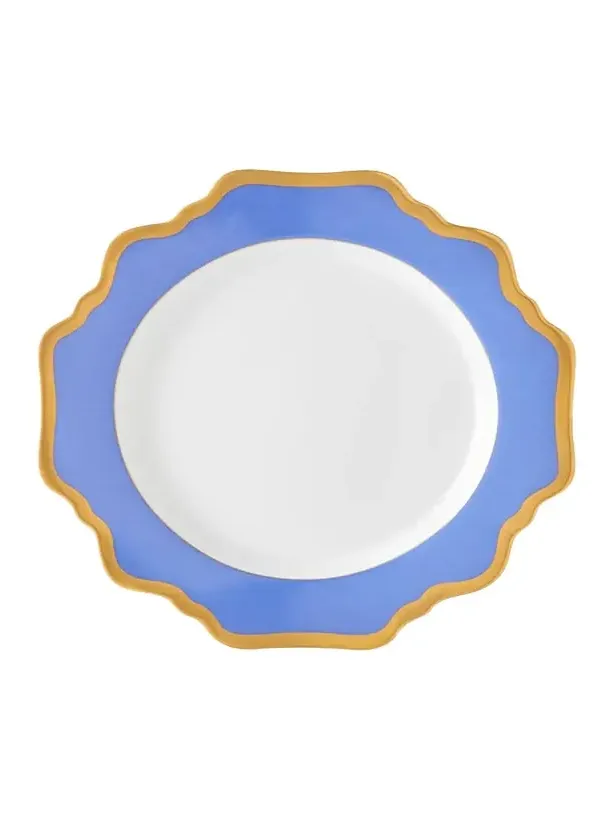 Anna Weatherley Indigo Rimmed Salad Plate