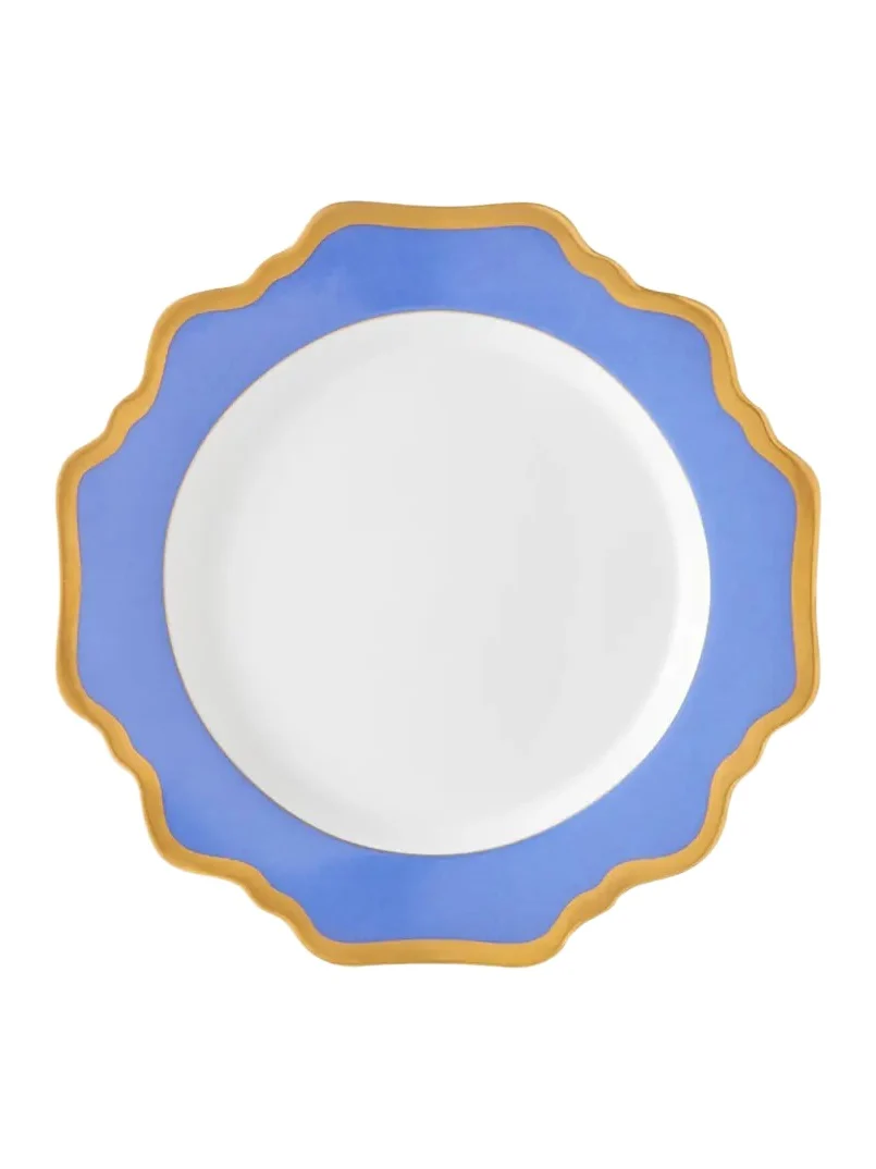 Anna Weatherley Indigo Rimmed Salad Plate