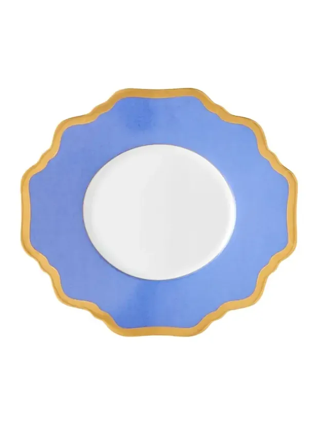 Anna Weatherley Indigo Rimmed Saucer
