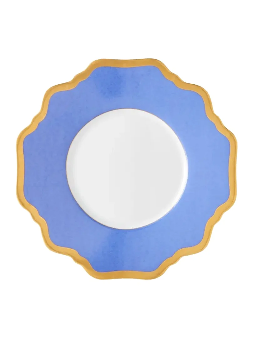Anna Weatherley Indigo Rimmed Saucer