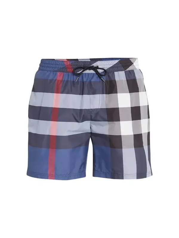 Burberry Men's Guildes Signature Check Swim Trunks