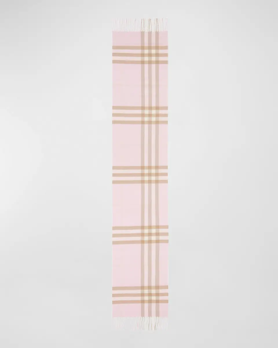 Burberry Giant Check Cashmere Scarf | Thumbnail 3