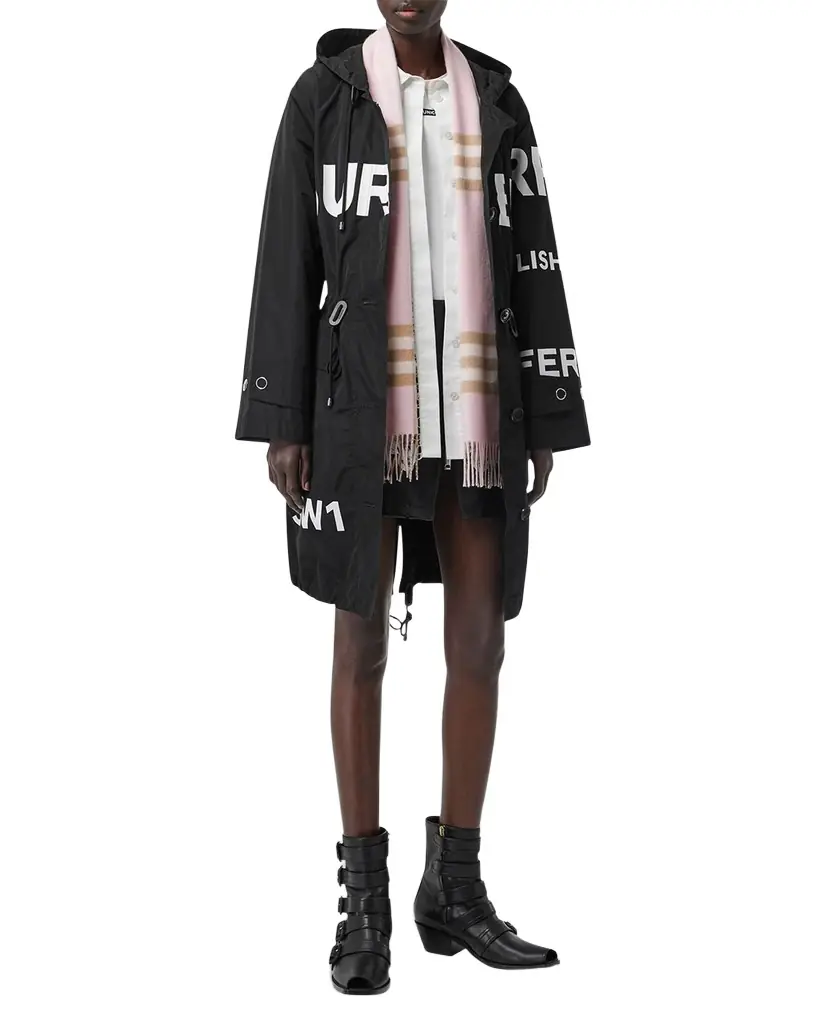 Burberry Giant Check Cashmere Scarf | Image 1 Burberry Giant Check Cashmere Scarf | Image 1