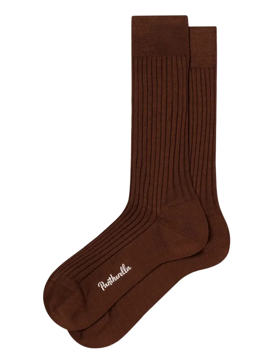 Men's Laburnum Ribbed Wool Mid-Calf Socks