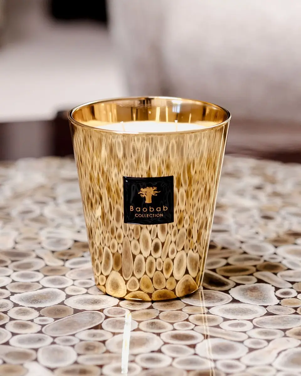 BAOBAB COLLECTION Aurum Scented Candle, 6.3" | Thumbnail 2