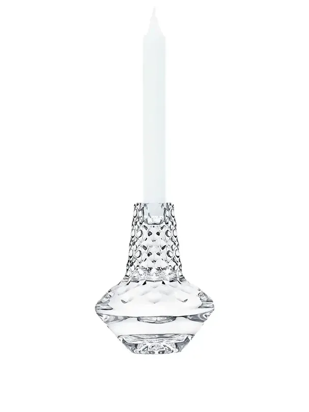 Saint Louis Crystal Folia Large Candlestick Holder