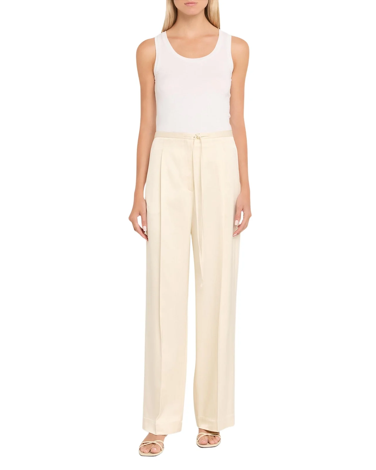 Soft Touch Flat-Edge Scoop-Neck Tank