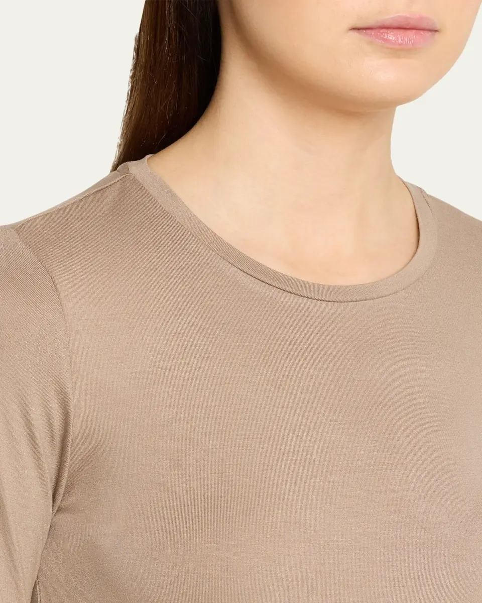 MAJESTIC FILATURES Soft Touch Long-Sleeve Crewneck T-Shirt | Thumbnail 5 MAJESTIC FILATURES Soft Touch Long-Sleeve Crewneck T-Shirt | Thumbnail 5