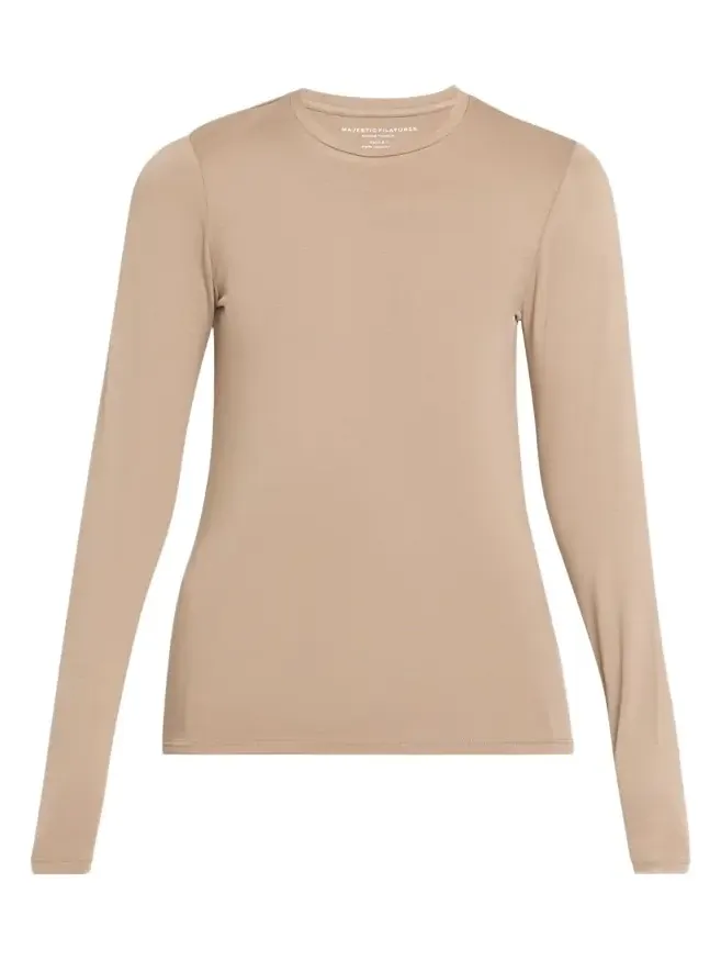 Soft Touch Long-Sleeve Crewneck T-Shirt Soft Touch Long-Sleeve Crewneck T-Shirt