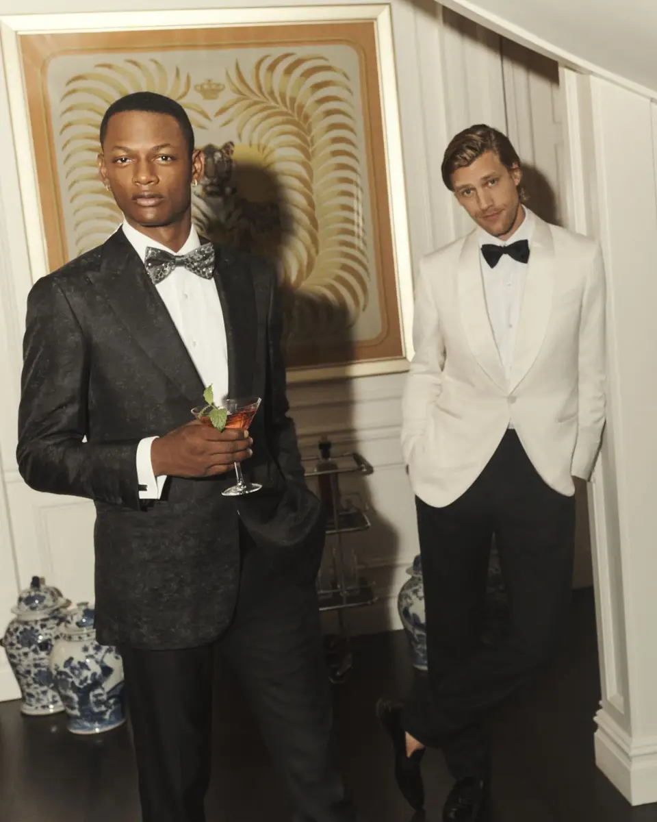 Stefano Ricci Pleated Tuxedo Shirt | Thumbnail 2