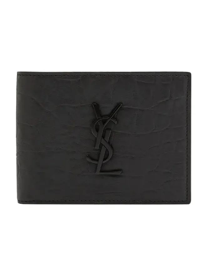 Men's Tonal Monogram Leather Bifold Wallet