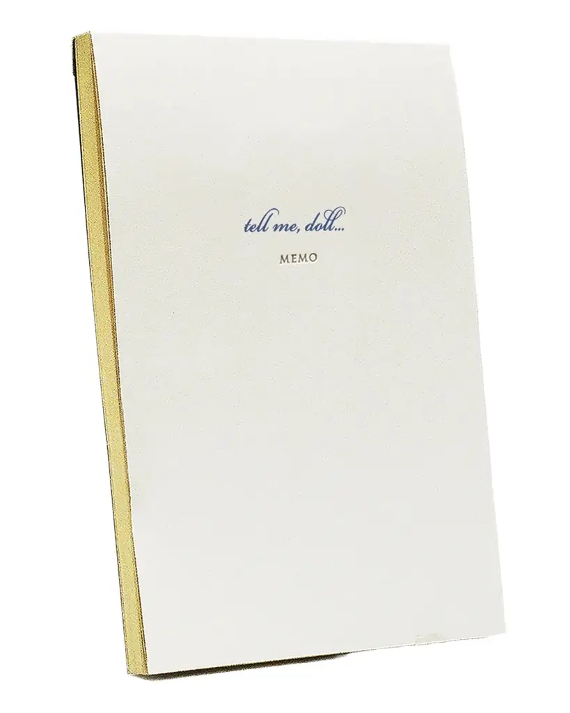 Bell'INVITO Tell Me, Doll Jotter Pad