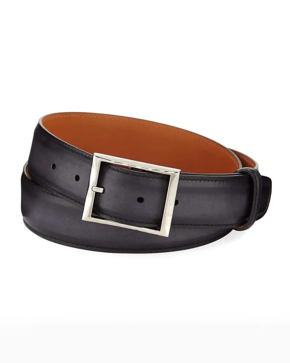 Berluti Classic Calf Leather Belt | Thumbnail 2
