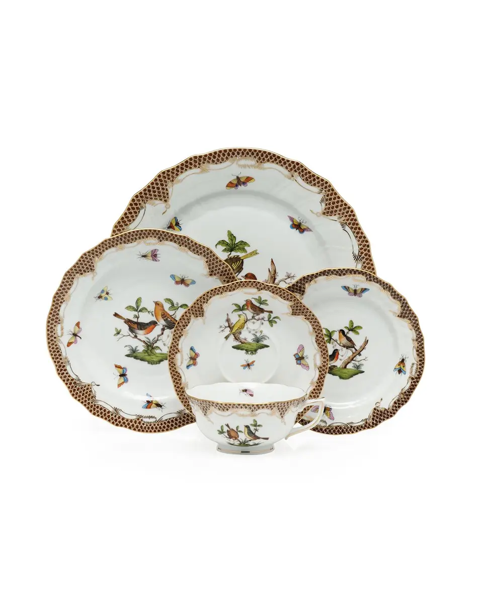 Herend Rothchilds Bird Brown Bread & Butter Plate | Thumbnail 2