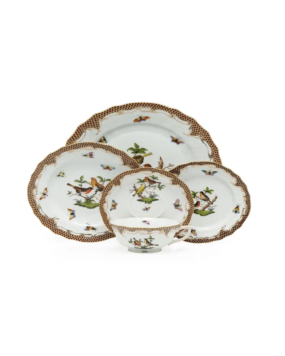 Herend Rothchilds Bird Brown Bread & Butter Plate | Thumbnail 4