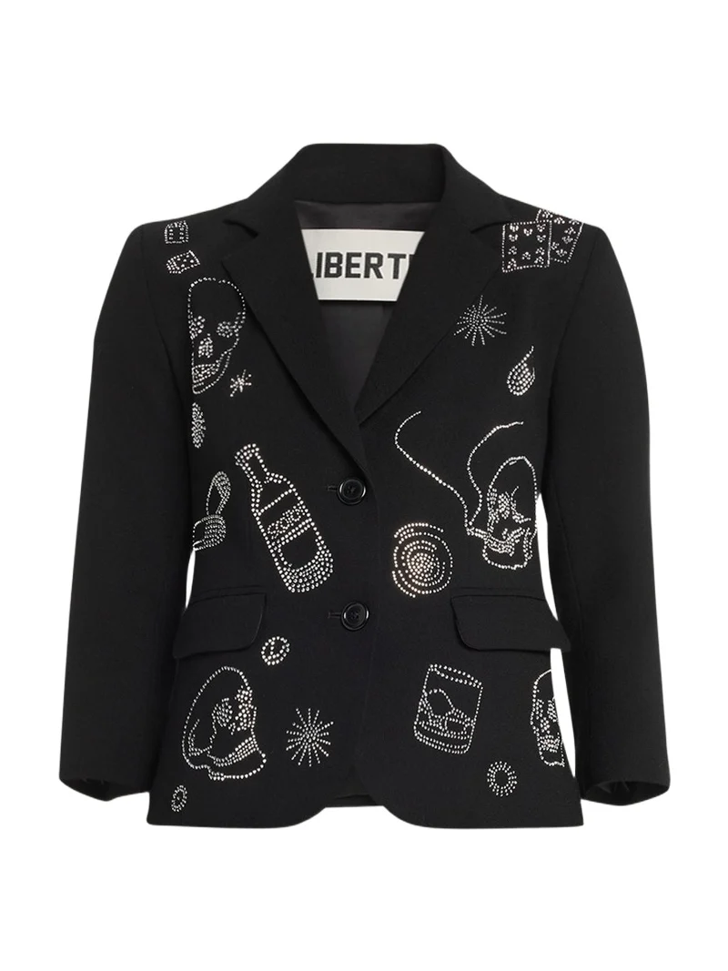 Party Skulls Gabardine Blazer