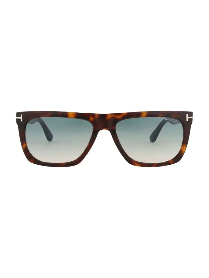Morgan Thick Square Acetate Sunglasses, Tortoiseshell