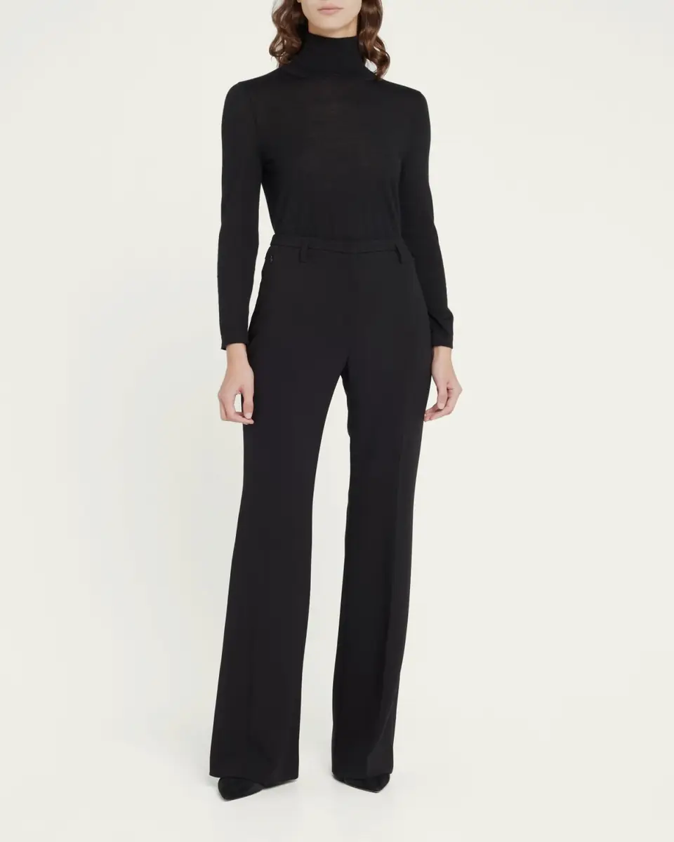 Akris Farrah Boot-Cut Mid-Rise Wool Pants | Thumbnail 13 Akris Farrah Boot-Cut Mid-Rise Wool Pants | Thumbnail 13