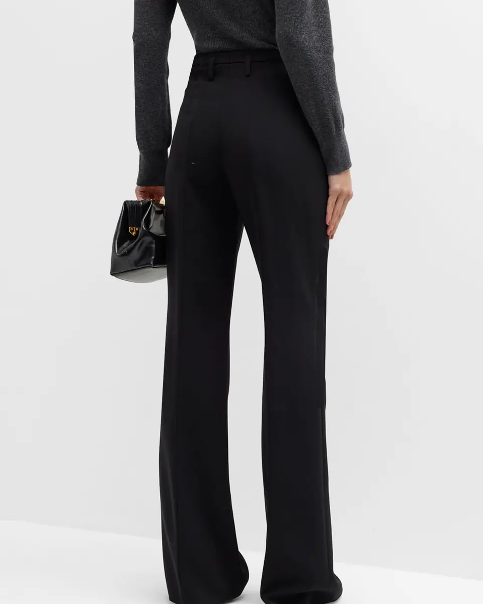Akris Farrah Boot-Cut Mid-Rise Wool Pants | Thumbnail 18 Akris Farrah Boot-Cut Mid-Rise Wool Pants | Thumbnail 18