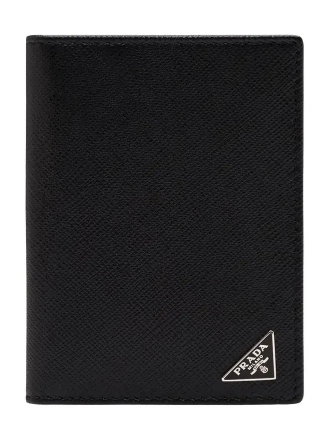Prada Men's Saffiano Slim Card Holder Wallet