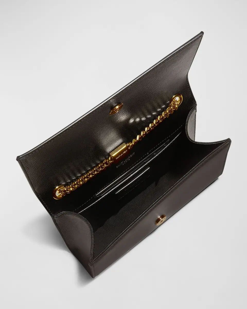 Saint Laurent Kate Small YSL Crossbody Bag in Grained Leather | Thumbnail 4 Saint Laurent Kate Small YSL Crossbody Bag in Grained Leather | Thumbnail 4
