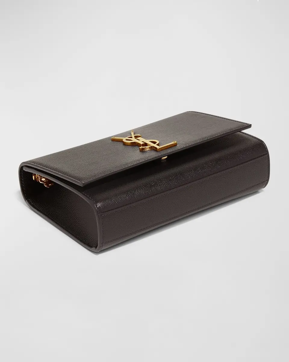 Saint Laurent Kate Small YSL Crossbody Bag in Grained Leather | Thumbnail 6 Saint Laurent Kate Small YSL Crossbody Bag in Grained Leather | Thumbnail 6