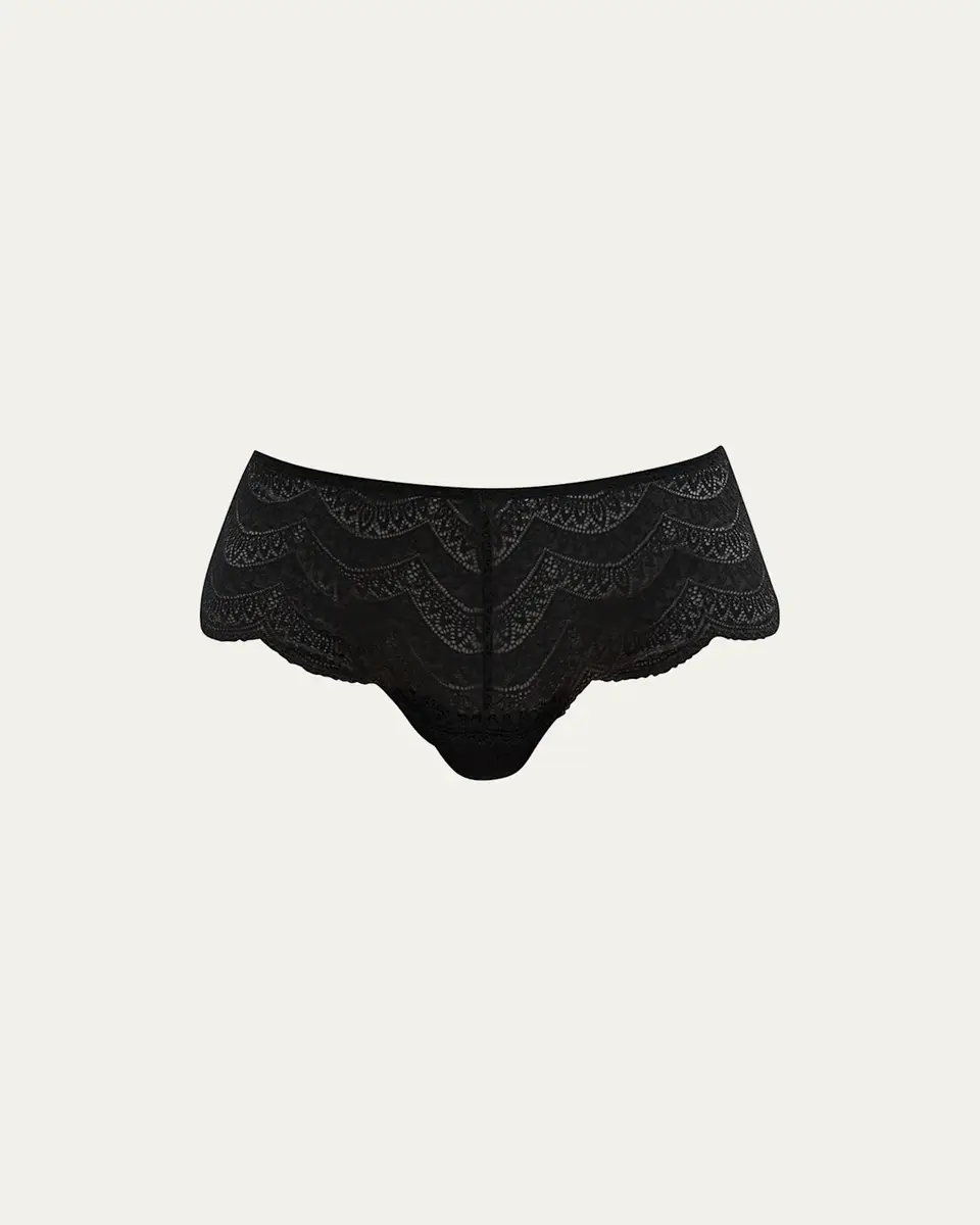 Simone Pérèle Karma Geometric Lace Boyshorts | Thumbnail 4