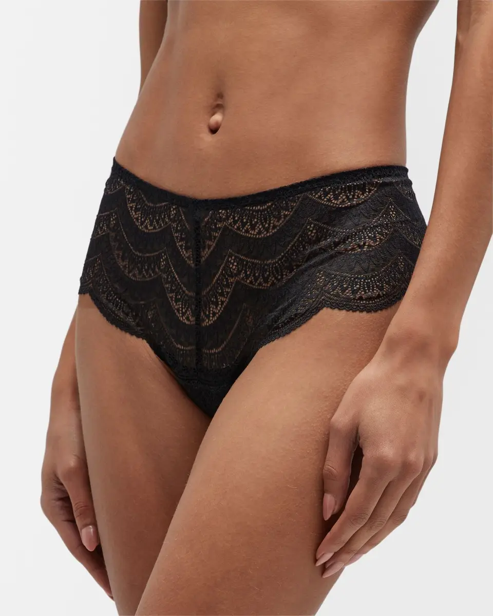 Simone Pérèle Karma Geometric Lace Boyshorts | Thumbnail 5
