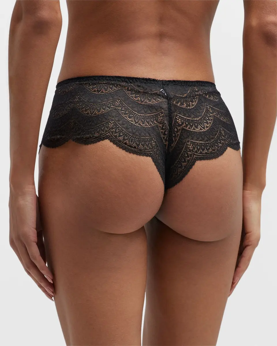 Simone Pérèle Karma Geometric Lace Boyshorts | Thumbnail 7